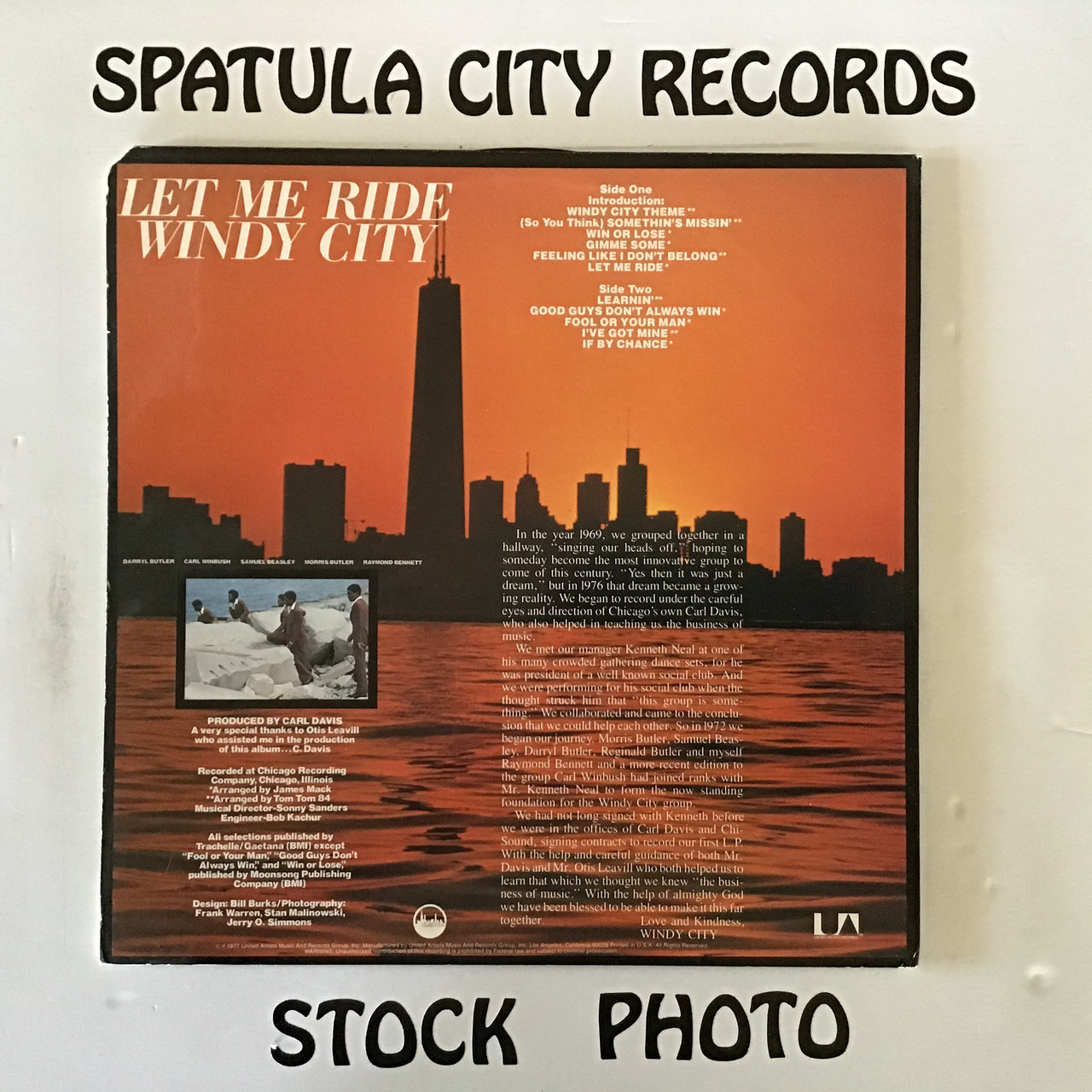 Windy City - Let Me Ride - vinyl record album LP