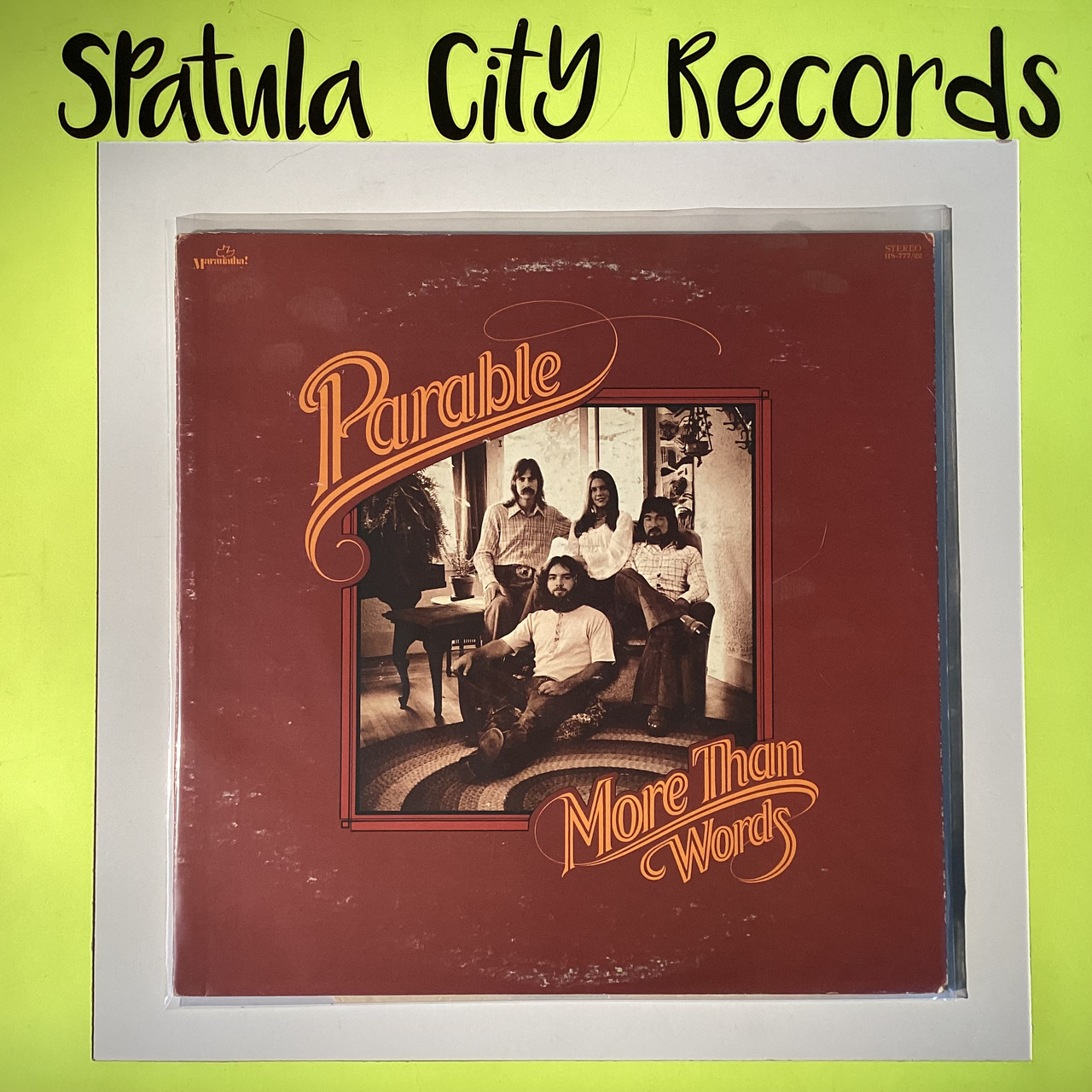 Parable - More Than Words - vinyl record album LP