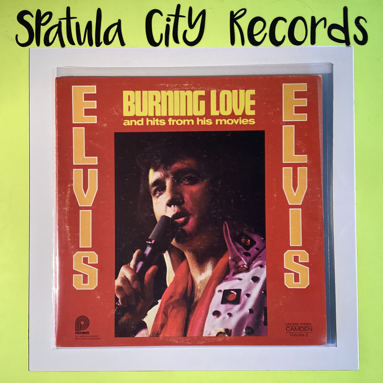 Elvis Presley - Burning Love and Hits From His Movies, Vol. 2 - vinyl record album LP