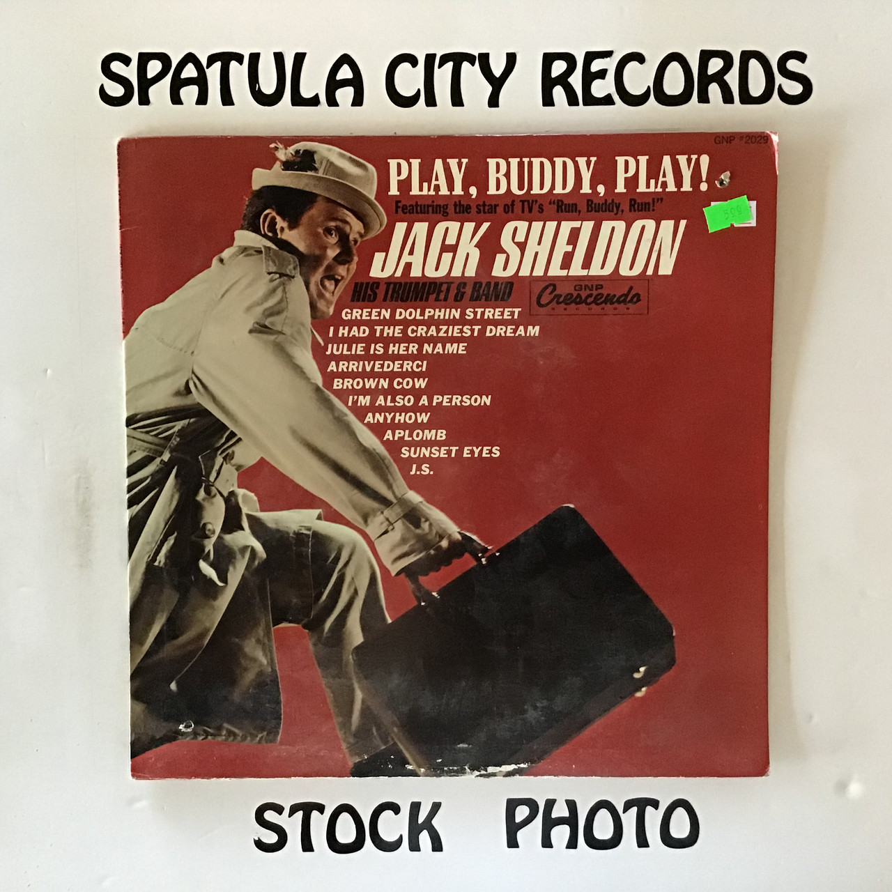 Jack Sheldon and His Trumpet and Band - Play, Buddy, Play! - vinyl record LP