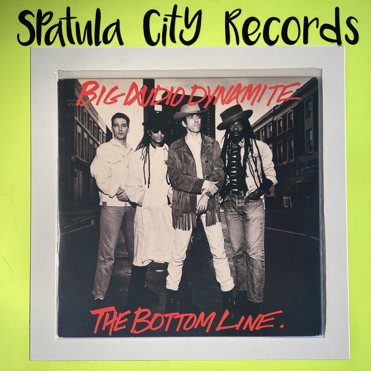 Big Audio Dynamite - The Bottom Line - 12" single - vinyl record LP