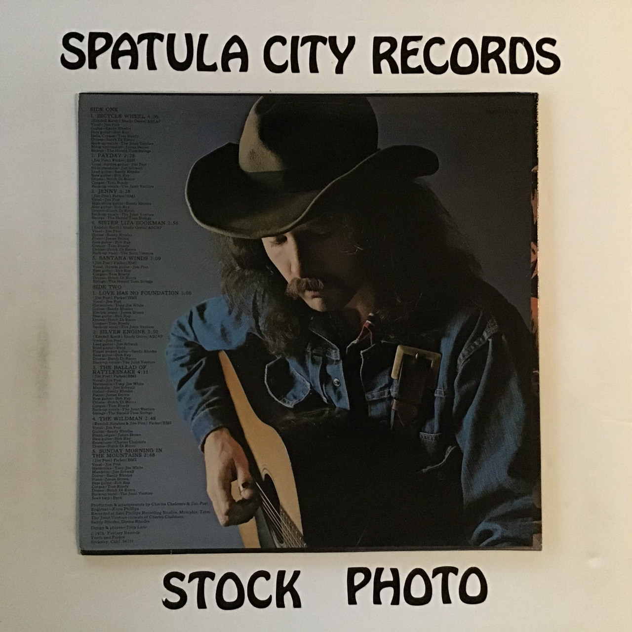 Jim Post - Rattlesnake - PROMO - vinyl record LP