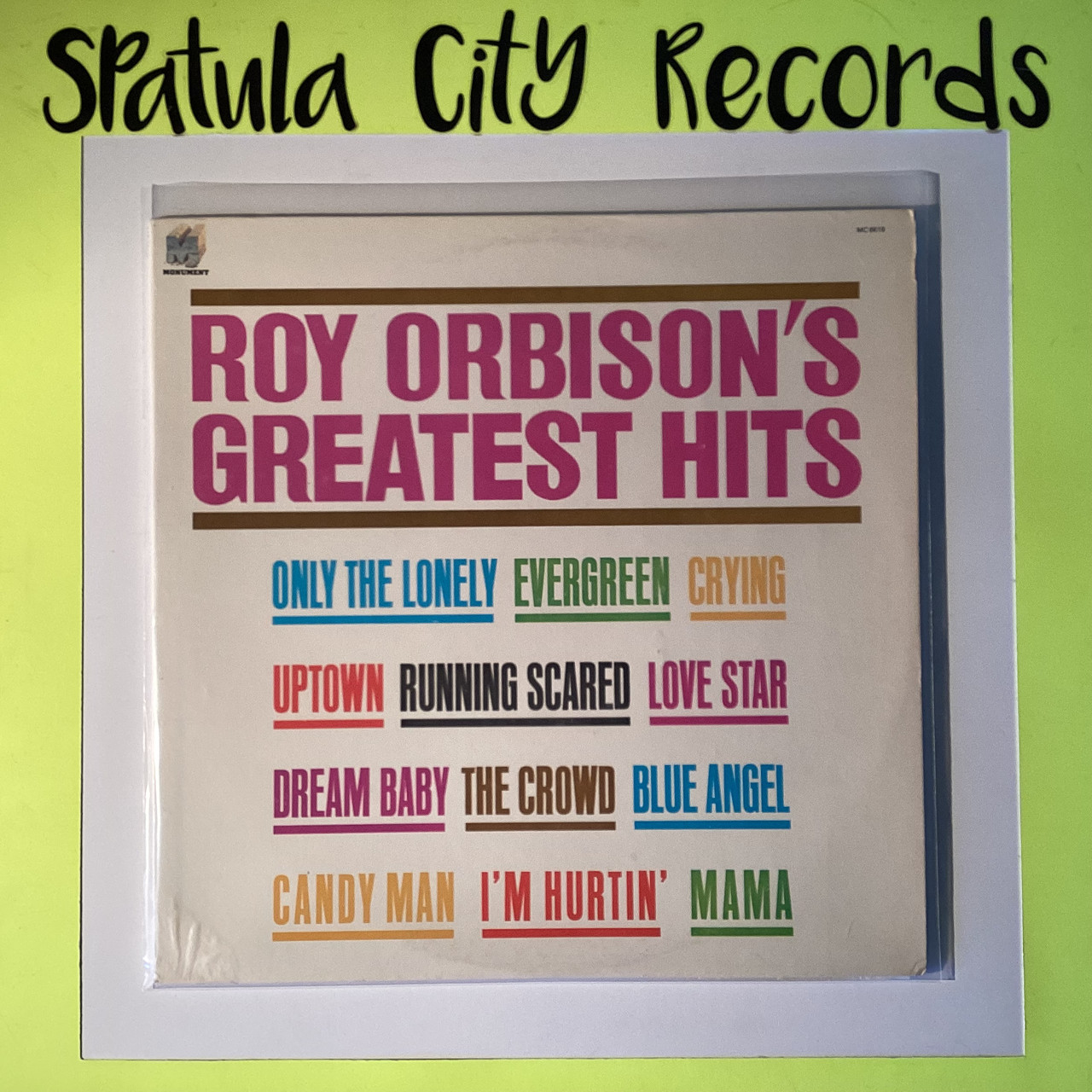 Roy Orbison - Roy Orbison's Greatest Hits -  vinyl record album  LP