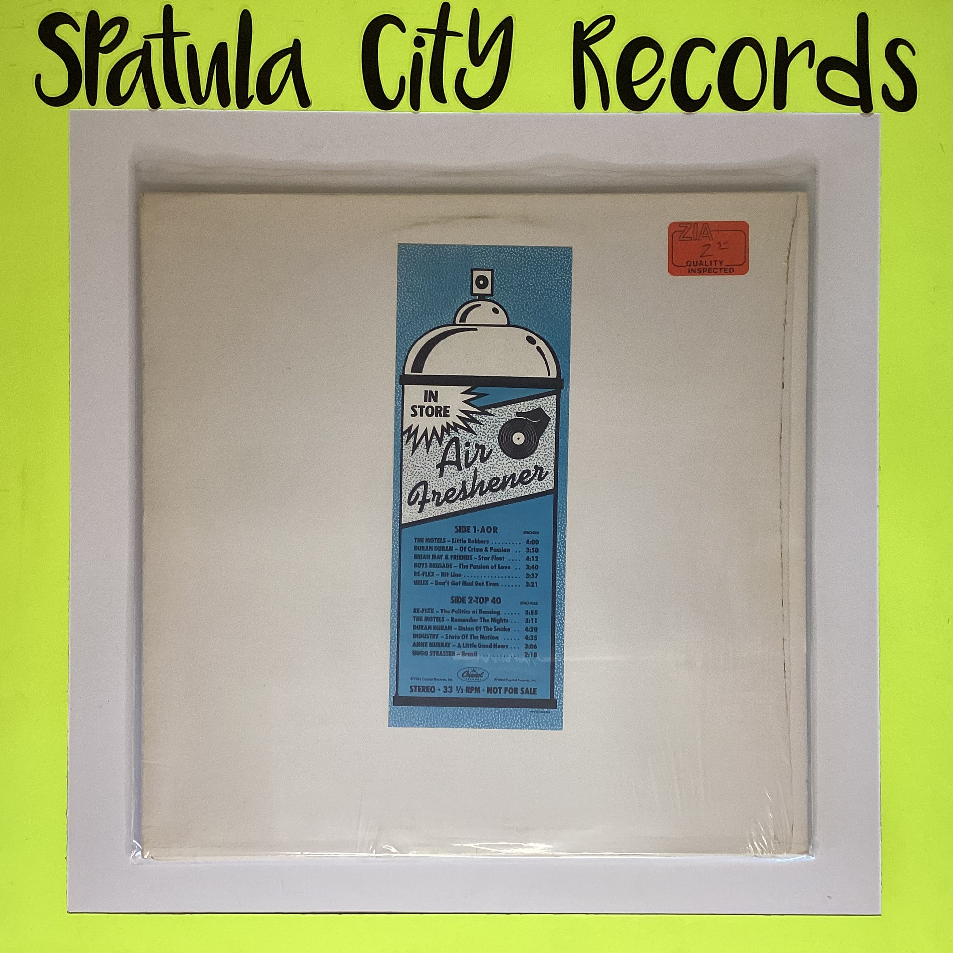 Air Freshener In Store Sampler compilation PROMO vinyl record