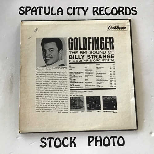 Billy Strange - Goldfinger - The Big Sound of Billy Strange His Guitar and Orchestra - vinyl record LP