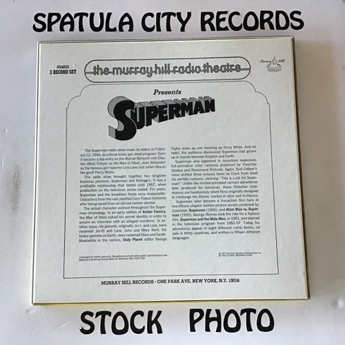 Murray Hill Radio Theatre presents Superman - triple vinyl record LP