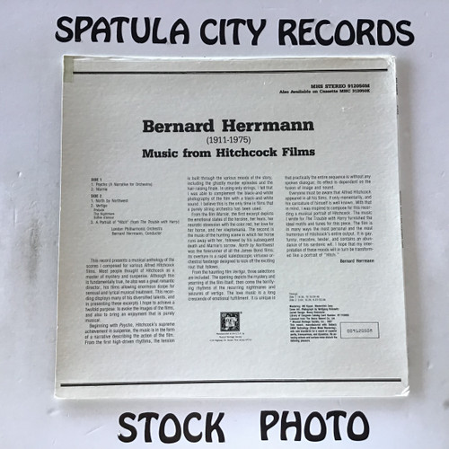 Bernard Herrmann - Music from Hitchcock Films - vinyl record LP