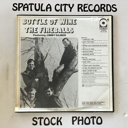 Fireballs, The featuring Jimmy Gilmer - Bottle of Wine - vinyl record LP