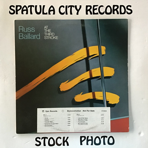 Russ Ballard - At the Third Stroke - PROMO - vinyl record LP