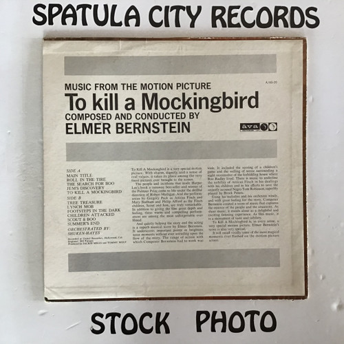 Elmer Bernstein - To Kill a Mockingbird - soundtrack - vinyl record LP