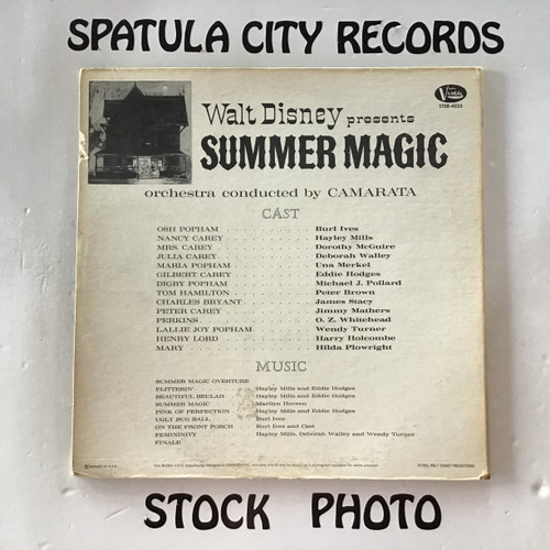 Walt Disney Presents Summer Magic - compilation - soundtrack - vinyl record LP