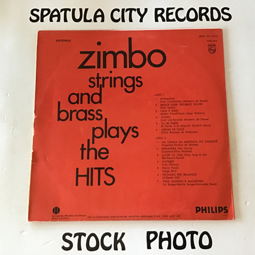 Zimbo - Strings and Brass Plays the Hits - IMPORT - vinyl record LP