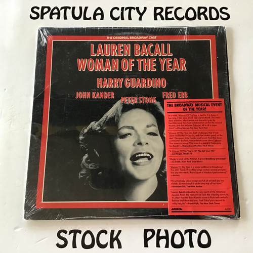 Lauren Bacall, Harry Guardino, John Kander, Peter Stone, Fred Ebb - Woman of The Year (Original Broadway Cast) - vinyl record LP