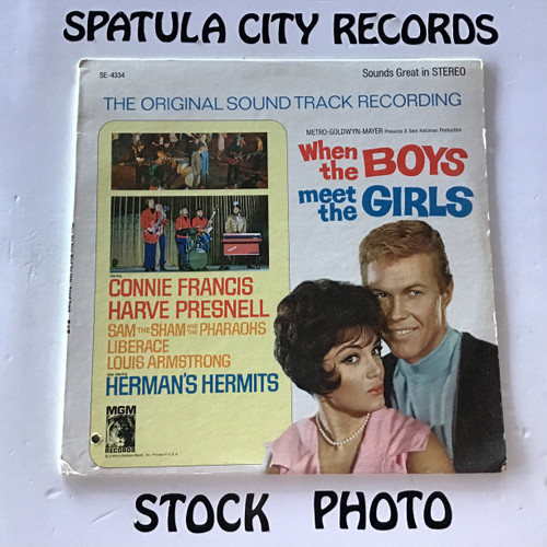 When The Boys Meet The Girls - soundtrack - vinyl record album LP