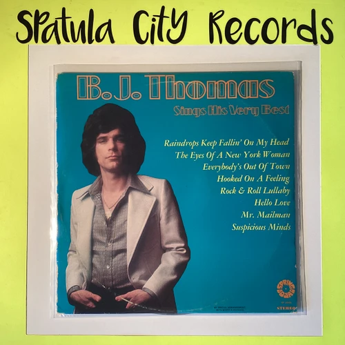 B.J. Thomas - Sings His Very Best - vinyl record album LP