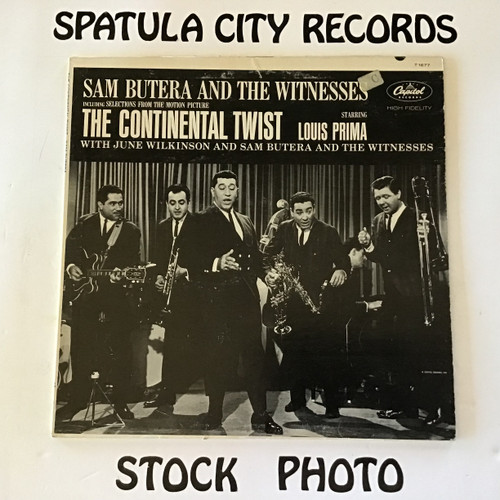 Sam Butera and The Witnesses - The Continental Twist - vinyl record album  LP