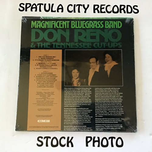 Don Reno and The Tennessee Cut-Ups - Magnificent Bluegrass Band - SEALED - vinyl record album LP