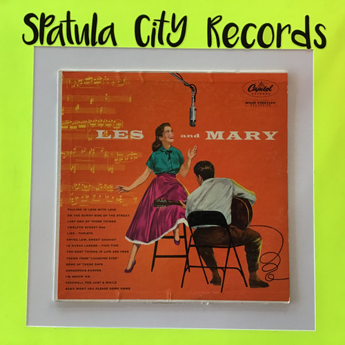 Les Paul and Mary Ford - Les and Mary - vinyl record LP