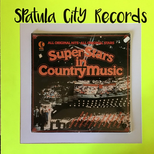SuperStars in Country Music - SEALED - vinyl record album LP