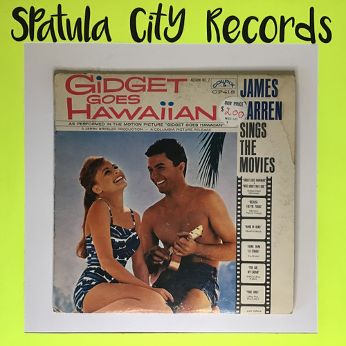 James Darren – Gidget Goes Hawaiian - James Darren Sings The Movies - vinyl record LP
