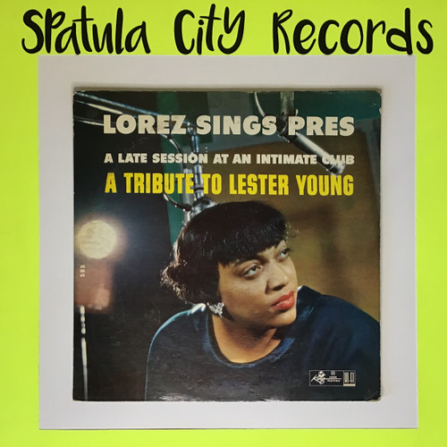 Lorez Alexandria – Lorez Sings Pres - A Late Session At An Intimate Club (A Tribute To Lester Young) - MONO - vinyl record LP