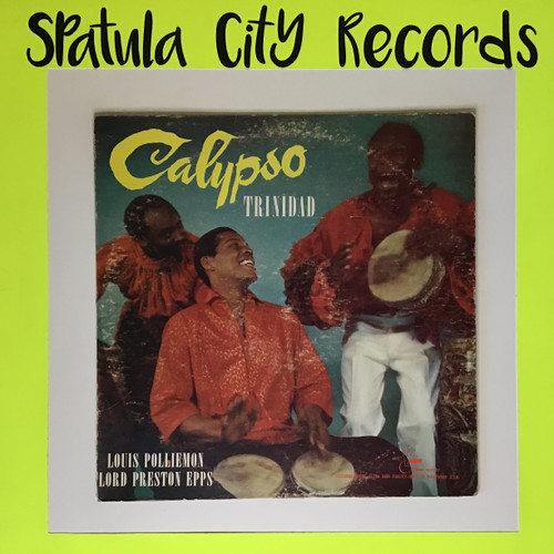 Louis Polliemon, Lord Preston Epps - Calypso Trinidad - MONO - vinyl record LP