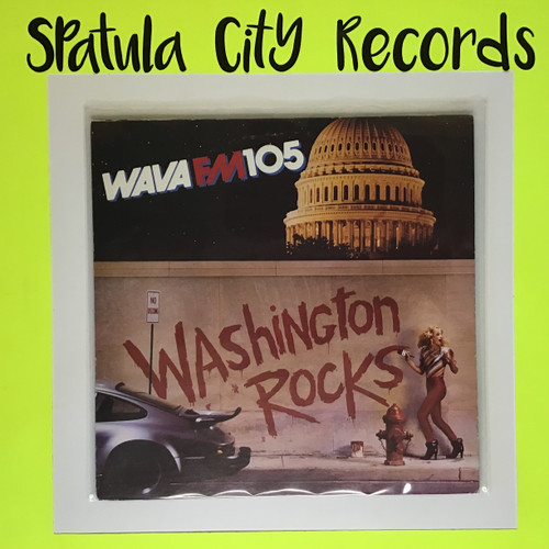 WAVA FM 105 Washington Rocks - compilation - vinyl record LP