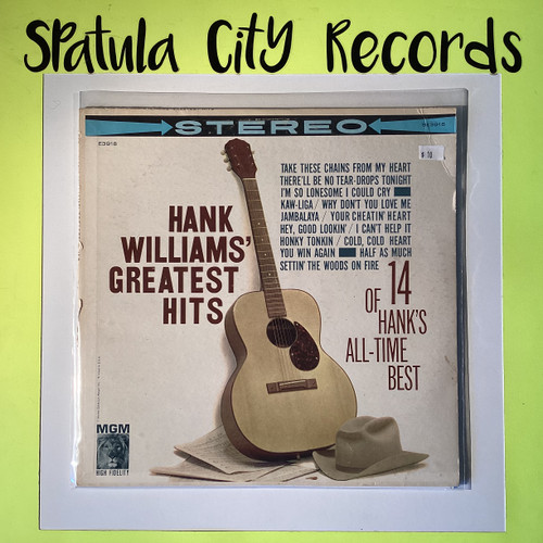Hank Williams - 14 Hank Williams' greatest hits -  vinyl record album  LP