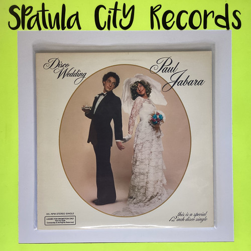 Paul Jabara -  Disco Wedding / Honeymoon (In Puerto Rico) - WLP PROMO - 12" single - vinyl record LP