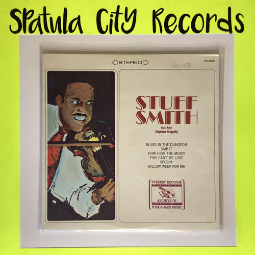 Stuff Smith - with Guest Artist Stephane Grappelly -  vinyl record album LP