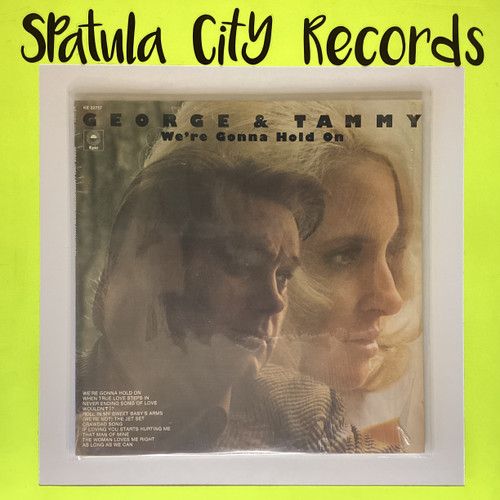 George Jones and Tammy Wynette - We're gonna hold on  -  vinyl record album LP