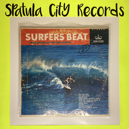 Mike Adams And The Red Jackets - Surfers Beat - vinyl record LP