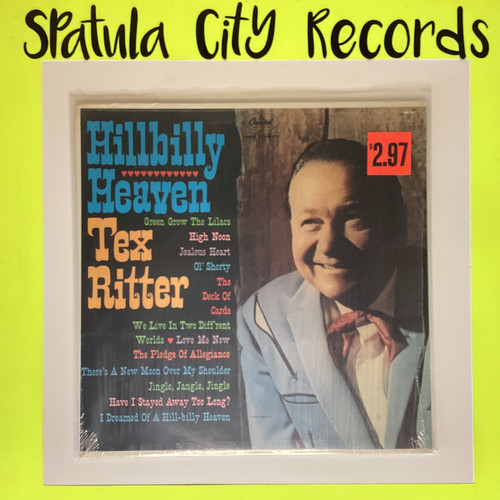 Tex Ritter - Hillbilly Heaven - vinyl record album LP