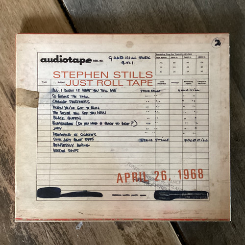 CD COMPACT DISC - Stephen Stills - Just Roll the tape  - April 26, 1968 - COMPACT DISC.