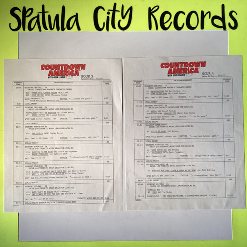 Countdown America with John Leader (Week Ending 1/5/85) - compilation - 4 x vinyl record LP