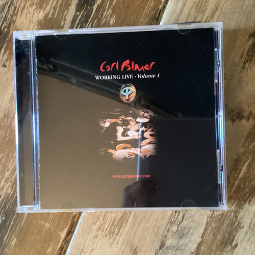 CD COMPACT DISC - Carl Palmer - Working Live - Volume 1 - COMPACT DISC CD COMPACT DISC - Carl Palmer - Working Live - Volume 1 - COMPACT DISC