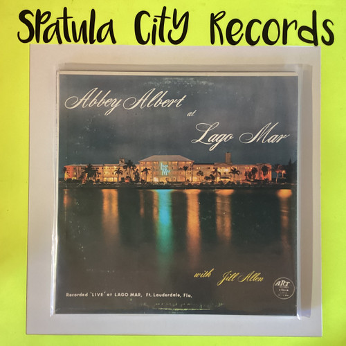 Abbey Albert - At Lago Mar - AUTOGRAPHED - vinyl record album LP