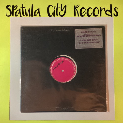 Disco Circus - Over and Over / in a Gadda da vida - PROMO - 12" single - vinyl record LP