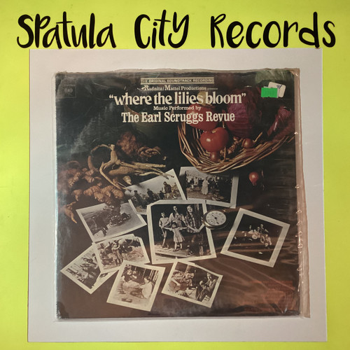 Earl Scruggs Revue - Where the Lilies Bloom - SEALED - soundtrack - vinyl record album LP