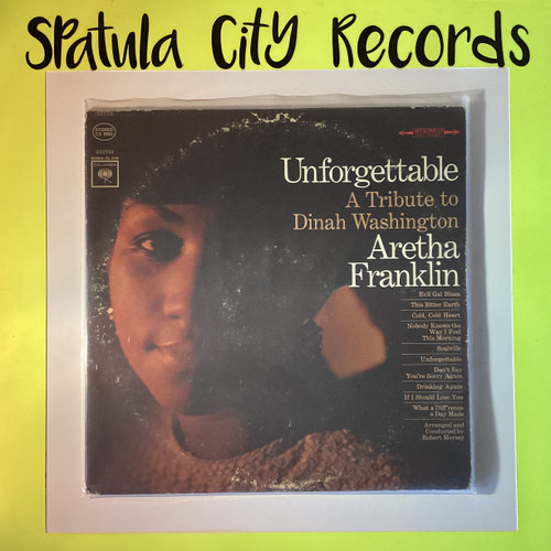 Aretha Franklin – Unforgettable (A Tribute To Dinah Washington) - vinyl record LP