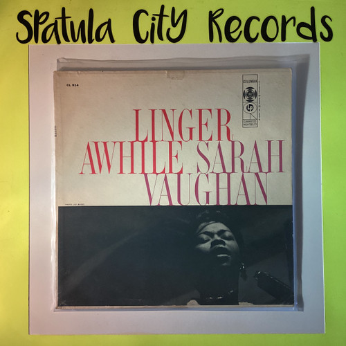 Sarah Vaughan – Linger Awhile - MONO - vinyl record LP