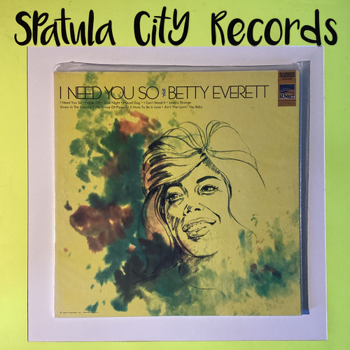 Betty Everett – I Need You So - vinyl record LP