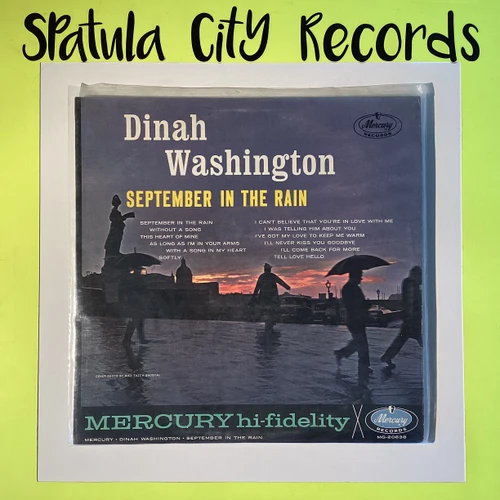 Dinah Washington – September In The Rain - MONO - vinyl record album LP