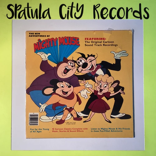 The New Adventures Of Mighty Mouse - soundtrack - SEALED - vinyl record album LP