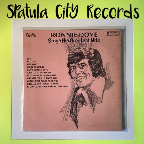 Ronnie Dove – Sings His Greatest Hits - vinyl record LP