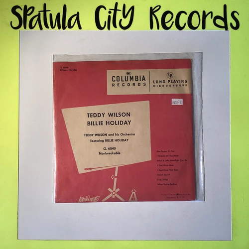 Teddy Wilson - Billie Holiday with orchestra - MONO - 10"  vinyl record LP