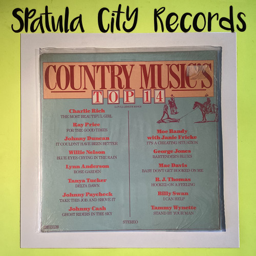 Country Music's Top 14 - compilation - vinyl record album  LP