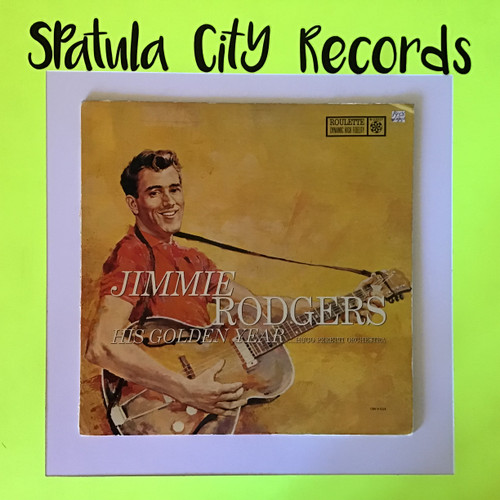 jimmie rodgers - his golden years - Hugo Peretti Orchestra -vinyl record album LP