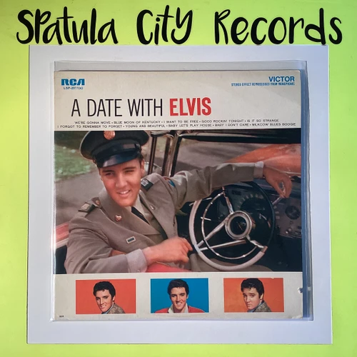 Elvis Presley - A Date with Elvis  - vinyl record album LP