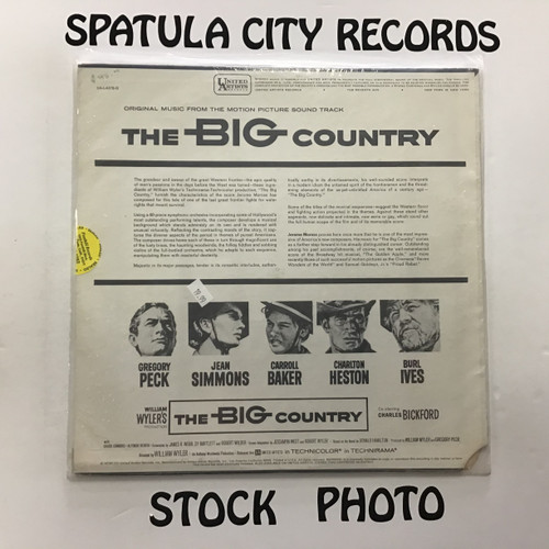 Jerome Moross - The Big Country - soundtrack - SEALED - vinyl record LP